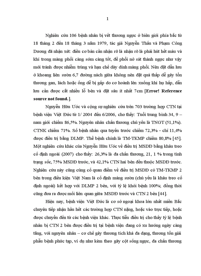 image for page Nghiên cứu đặc điểm lâm sàng cận lâm sàng và kết quả điều trị tràn máu tràn khí màng phổi hai bên trong chấn thương ngực kín 1