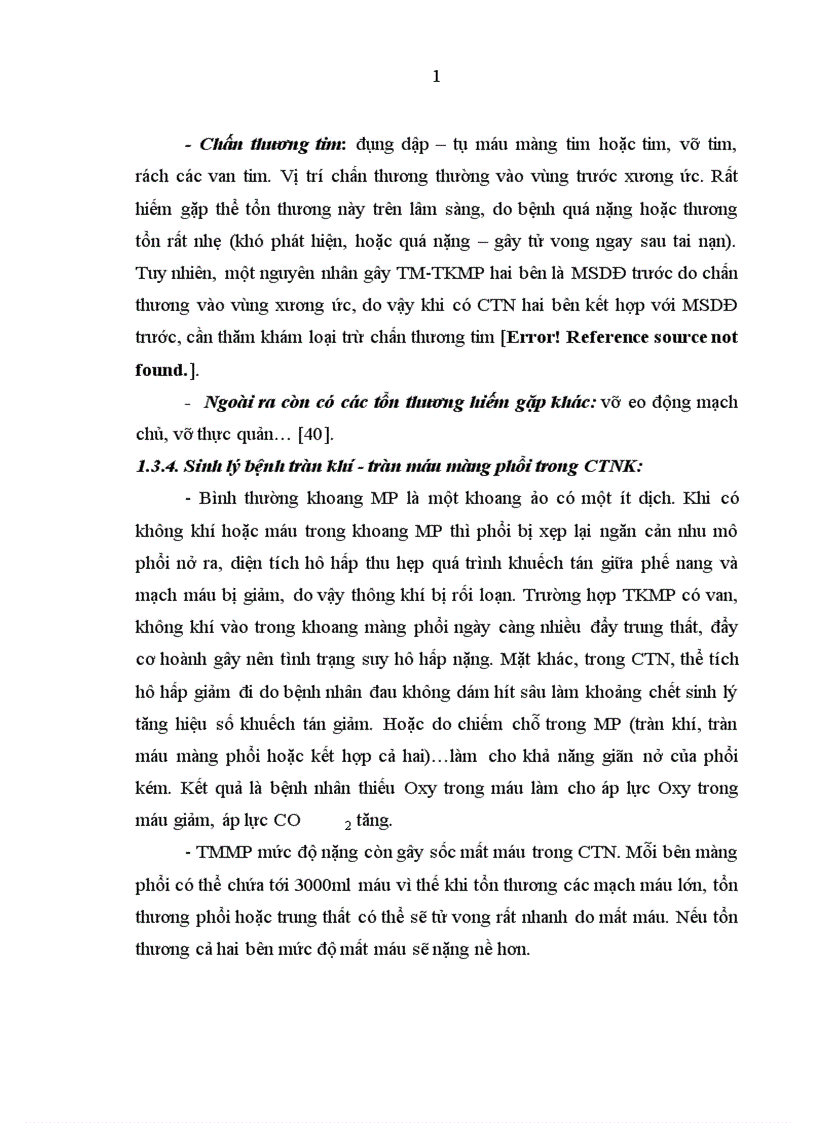 image for page Nghiên cứu đặc điểm lâm sàng cận lâm sàng và kết quả điều trị tràn máu tràn khí màng phổi hai bên trong chấn thương ngực kín 1