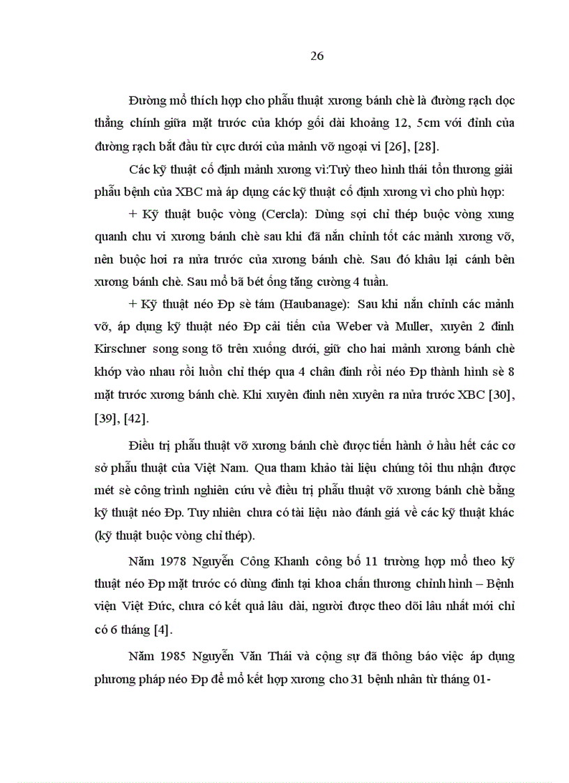 image for page Đánh giá kết quả phẫu thuật vỡ xương bánh chè tại Bệnh viện Việt Đức từ tháng 1 2006 đến 12 2007