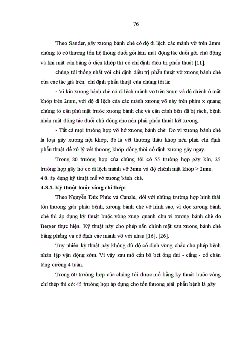 image for page Đánh giá kết quả phẫu thuật vỡ xương bánh chè tại Bệnh viện Việt Đức từ tháng 1 2006 đến 12 2007