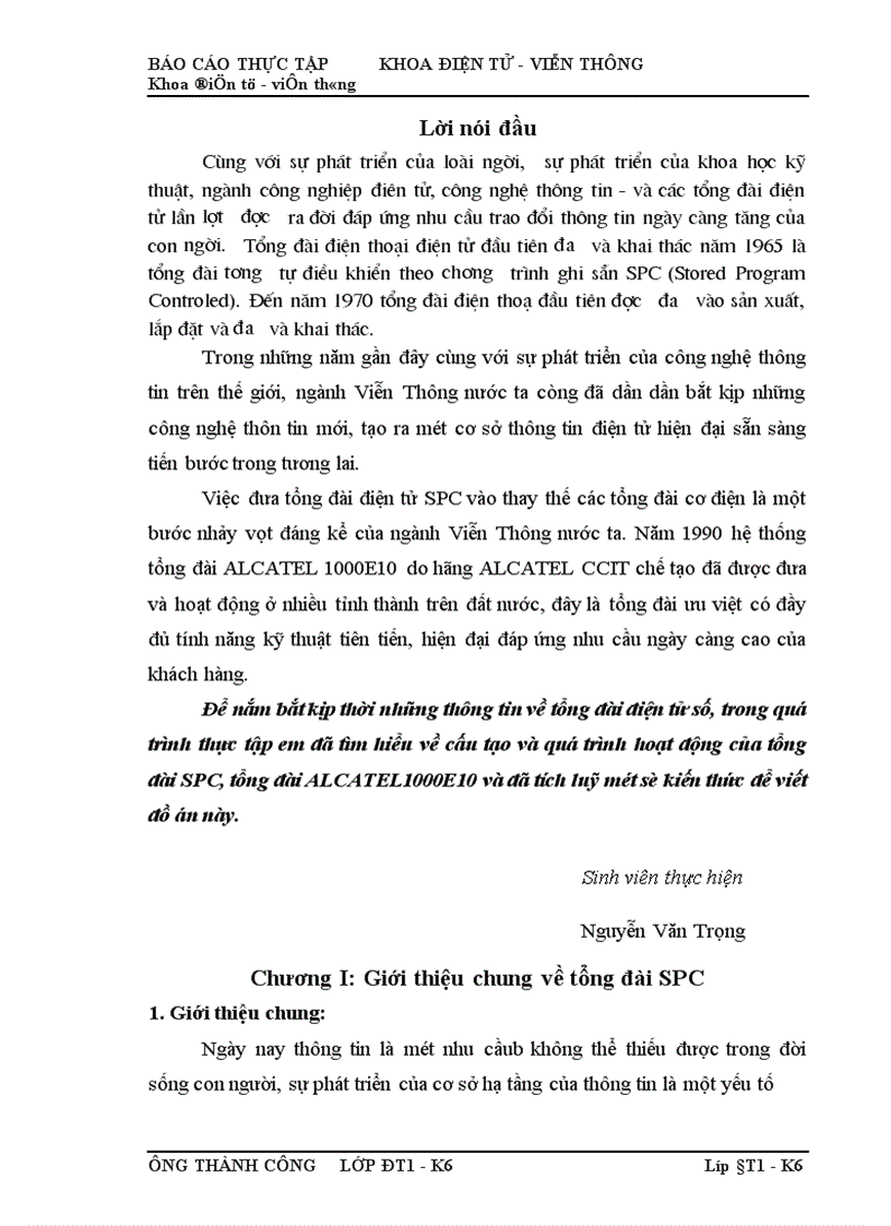 image for page Giới thiệu chung về hệ thống ALCATEL 1