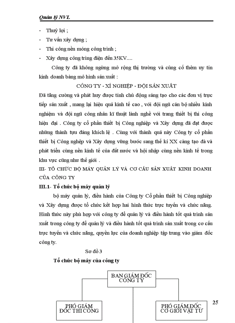image for page Công tác quản lý nguyên vật liệu tại công ty Cổ phần thiết bị công nghiệp và xây dựng 1