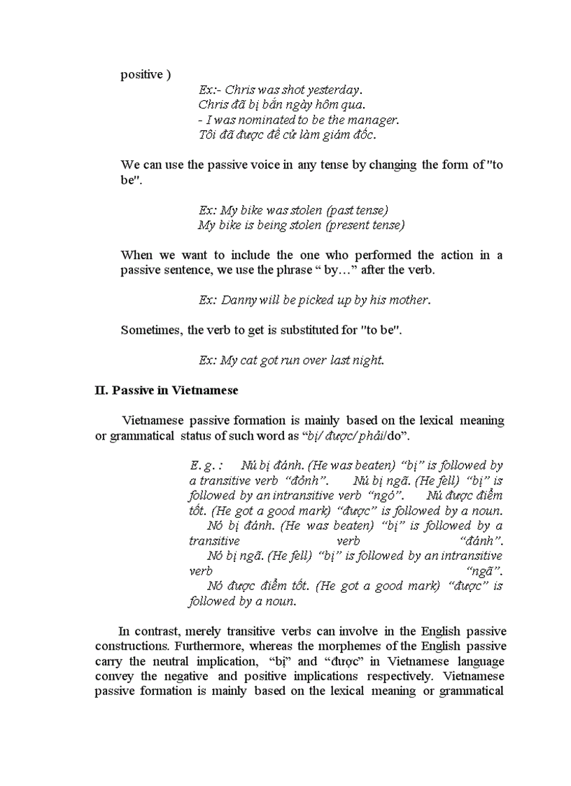 image for page How to Translate English Passive Voice into Vietnamese