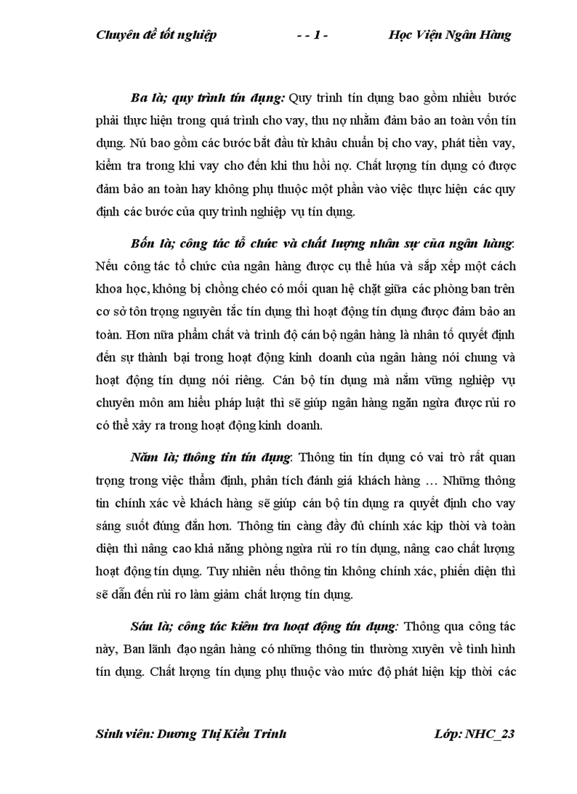 image for page Giải pháp nâng cao chất lượng tín dụng tại Ngân hàng No PTNT quận Cầu Giấy 1