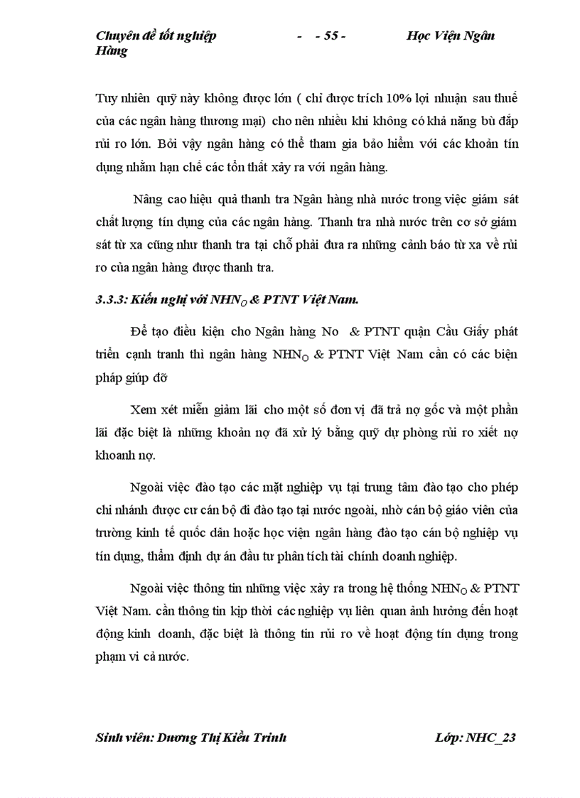 image for page Giải pháp nâng cao chất lượng tín dụng tại Ngân hàng No PTNT quận Cầu Giấy 1