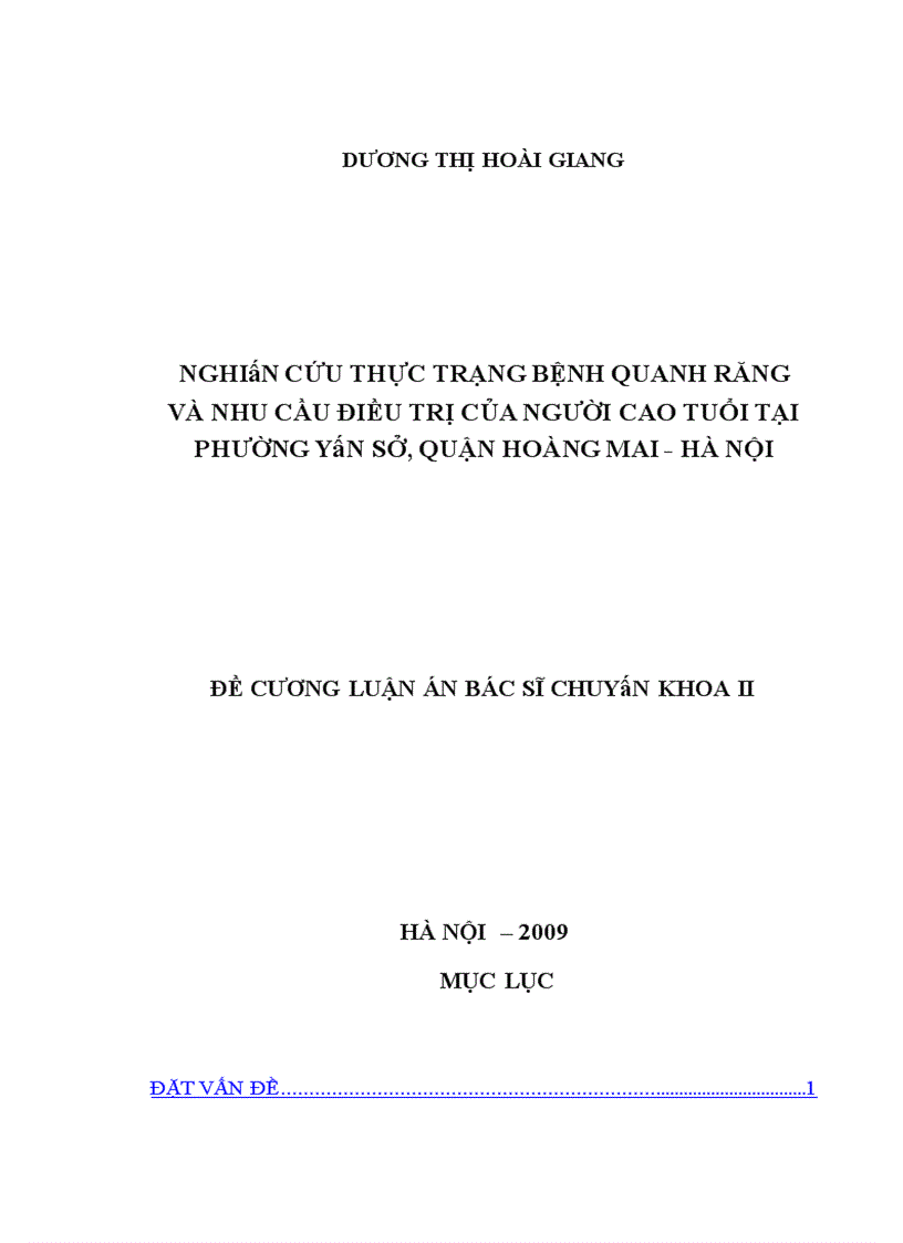 image for page Nghiên cứu thực trạng bệnh quanh răng và nhu cầu điều trị của người cao tuổi ở một vùng nông thôn quận Hoàng Mai Hà Nội 1