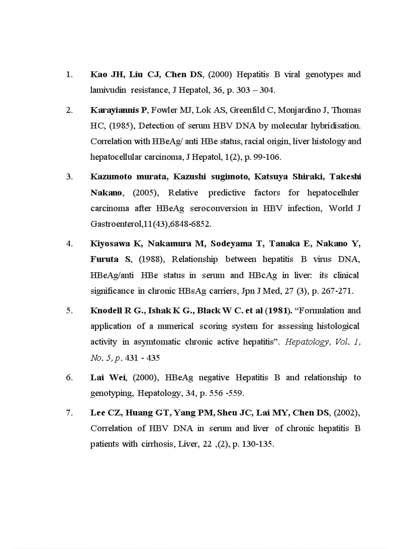 image for page Nghiên cứu mối tương quan giữa tổn thương mô bệnh học với lâm sàng hóa sinh HBV DNA ở bệnh nhân viêm gan virut B mạn hoạt động