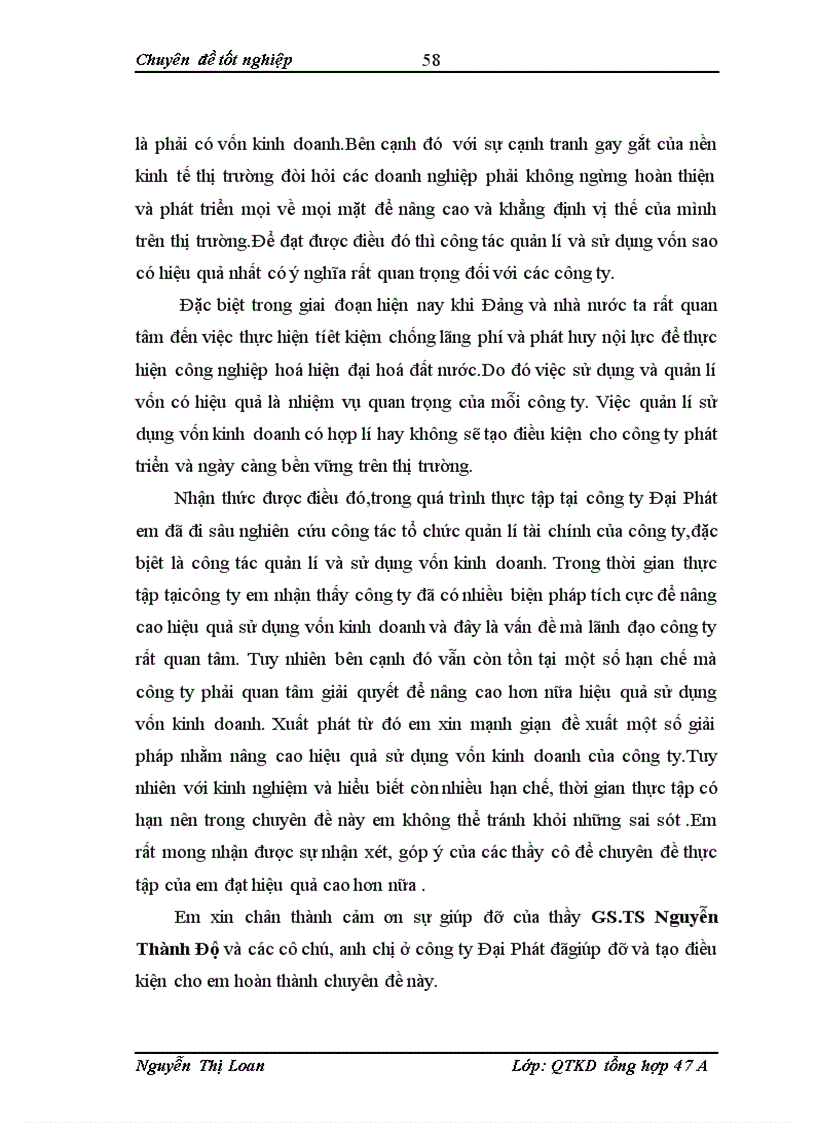 image for page Giải pháp nhằm nâng cao hiệu quả sử dụng vốn kinh doanh tại Công ty Cổ phần đầu tư xây dựng và thương mại Đại Phát