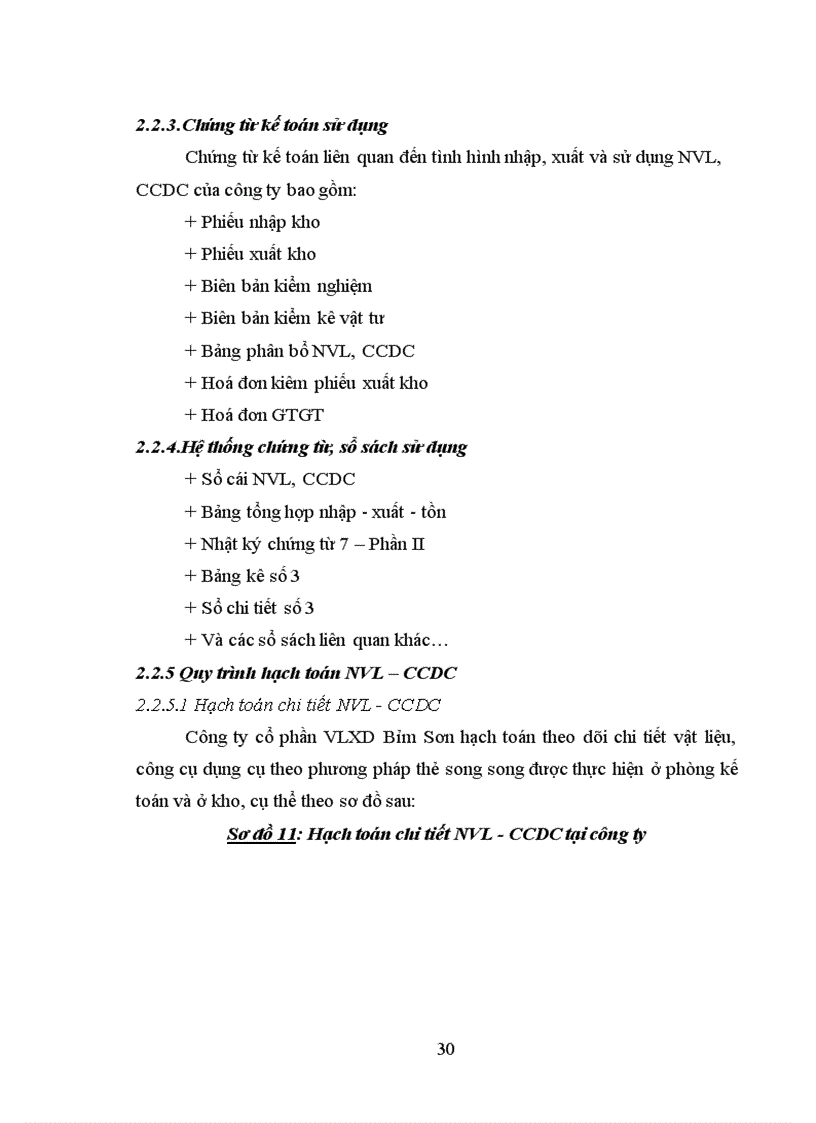 image for page Thực trạng về tổ chức công tác kế toán tại công ty cổ phần Vật Liệu Xây Dựng Bỉm Sơn 1