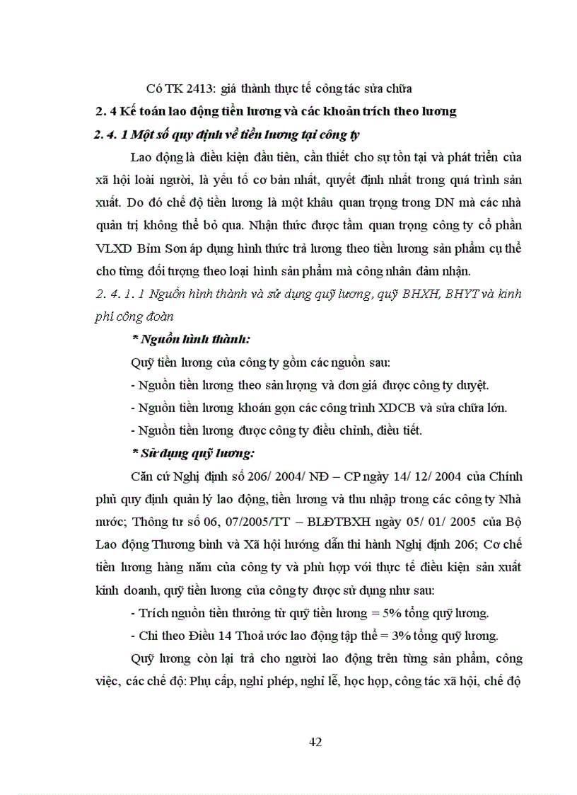 image for page Thực trạng về tổ chức công tác kế toán tại công ty cổ phần Vật Liệu Xây Dựng Bỉm Sơn 1