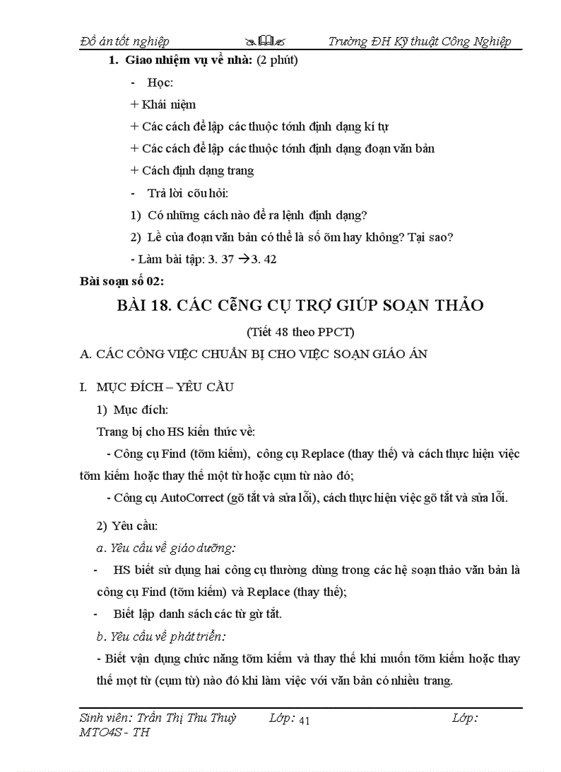 image for page Thiết kế và xây dựng chương trình quản lý khối lượng giảng dạy của Khoa Điện tử