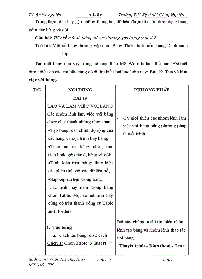 image for page Thiết kế và xây dựng chương trình quản lý khối lượng giảng dạy của Khoa Điện tử