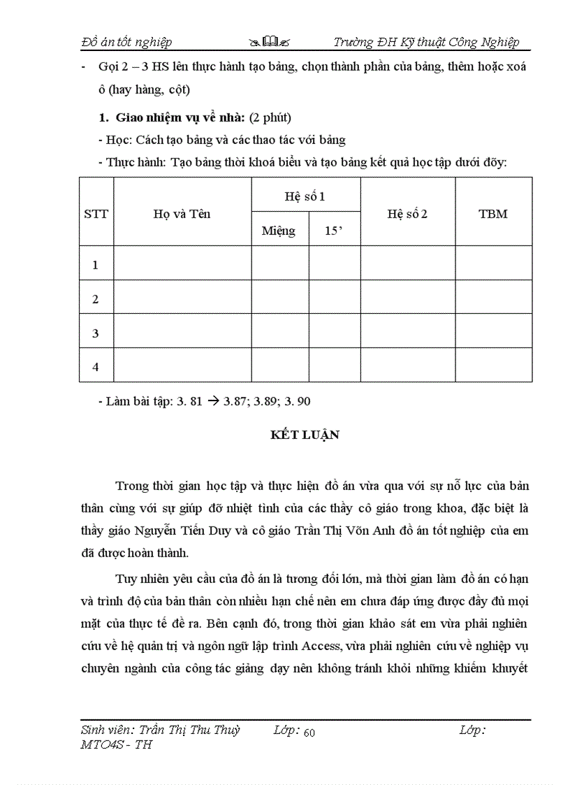 image for page Thiết kế và xây dựng chương trình quản lý khối lượng giảng dạy của Khoa Điện tử