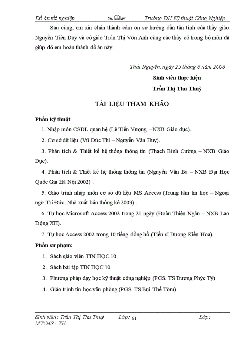 image for page Thiết kế và xây dựng chương trình quản lý khối lượng giảng dạy của Khoa Điện tử
