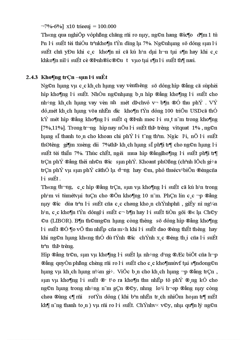 image for page Rủi ro lãi suất trong hệ thống kinh doanh ngân hàng và các giải pháp phòng ngừa 1