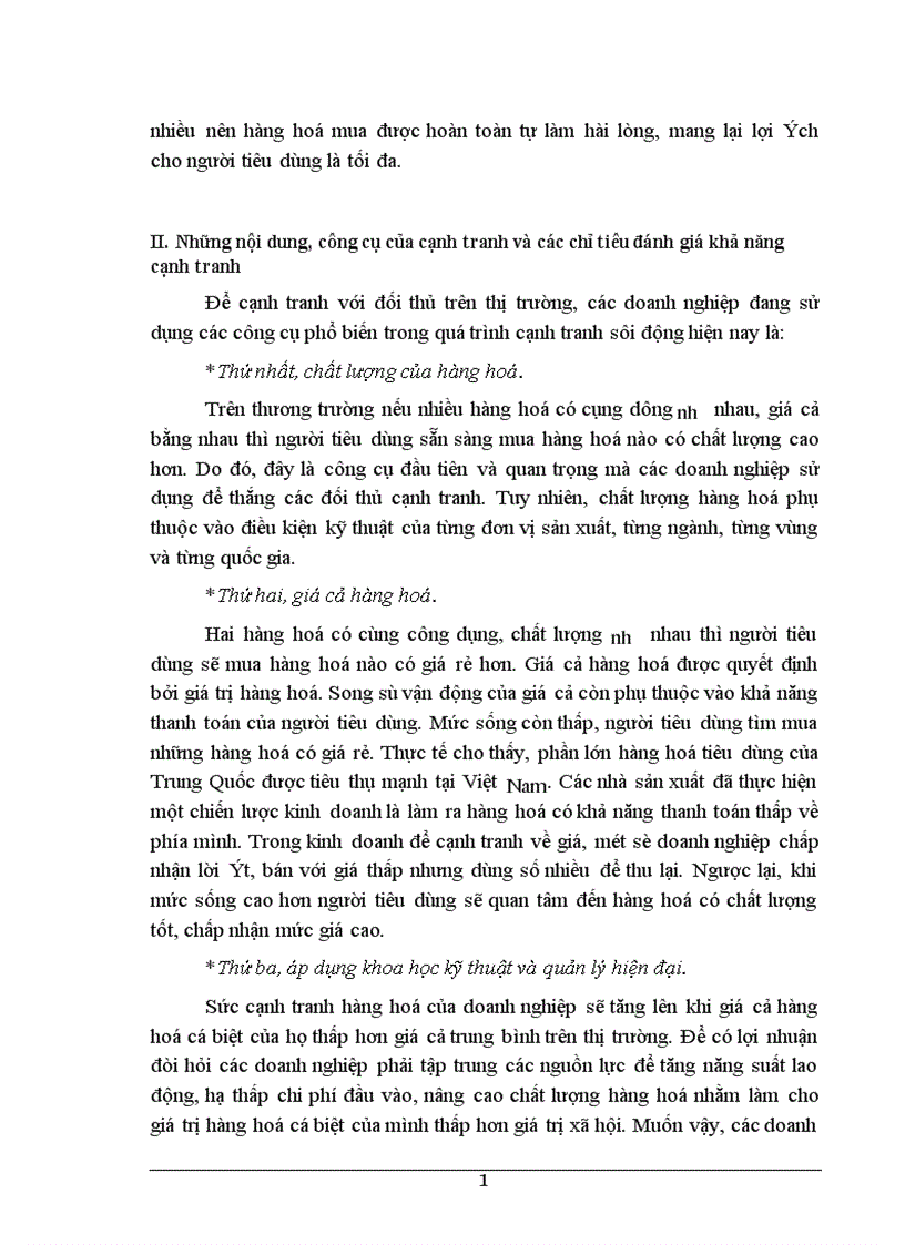 image for page Biện pháp nâng cao khả năng cạnh tranh của ngành dệt may