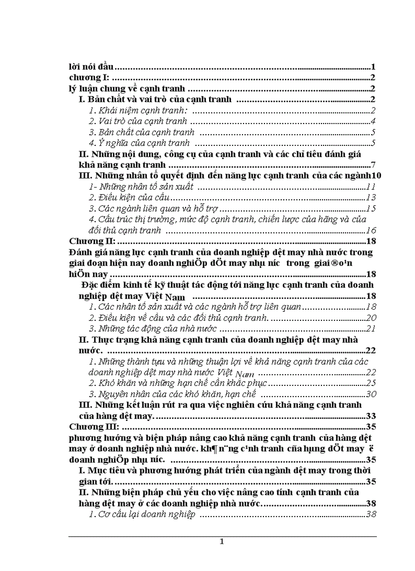 image for page Biện pháp nâng cao khả năng cạnh tranh của ngành dệt may