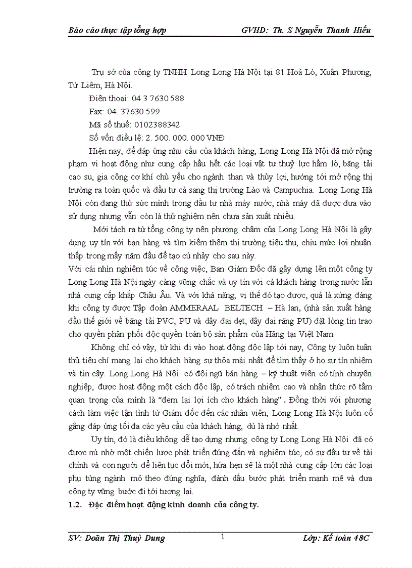 image for page Một số đánh giá về tình hình tổ chức hạch toán kế toán tại công ty TNHH Long Long Hà Nội