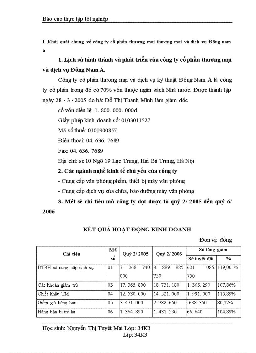 image for page Kế toán tiền lương và các khoản trích theo lương tại Công ty cổ phần Thương Mại và dịch vụ kỹ thuật Đông Nam á 1