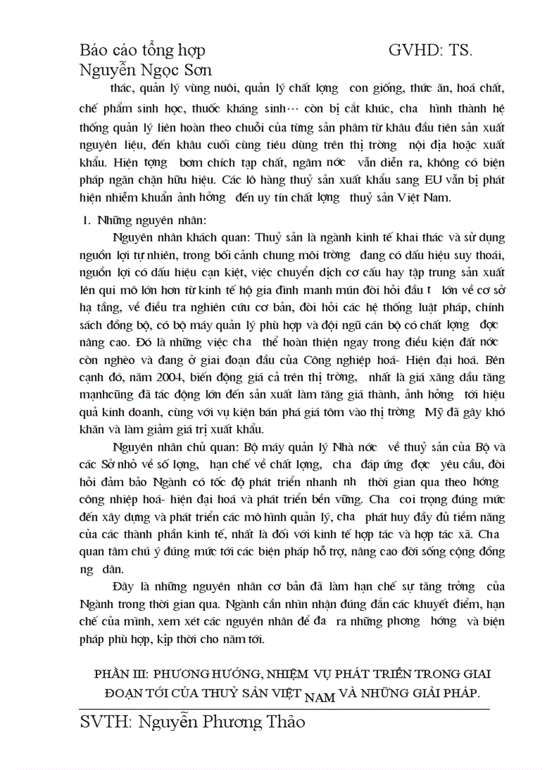 image for page Phương hướng nhiệm vụ phát triển trong giai đoạn tới của Thuỷ sản Việt Nam và những giải pháp