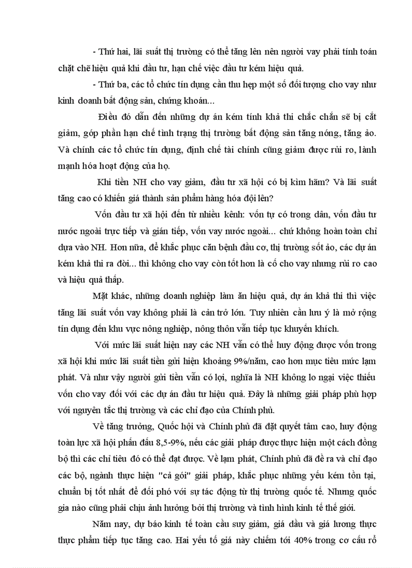 image for page Giải pháp kiềm chế lạm phát Đưa ra một số giải pháp thực hiện để kiểm chế lạm phát