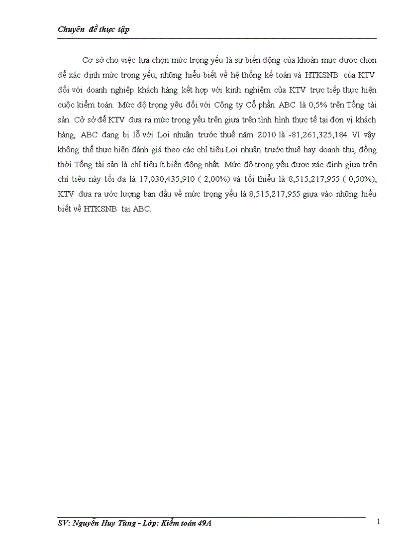 image for page Hoàn thiện quy trình kiểm toán khoản mục tiền và các khoản tương đương tiền trên BCTC tại Công ty TNHH Dịch vụ Tư vấn Tài chính Kế toán và Kiểm toán AASC 1