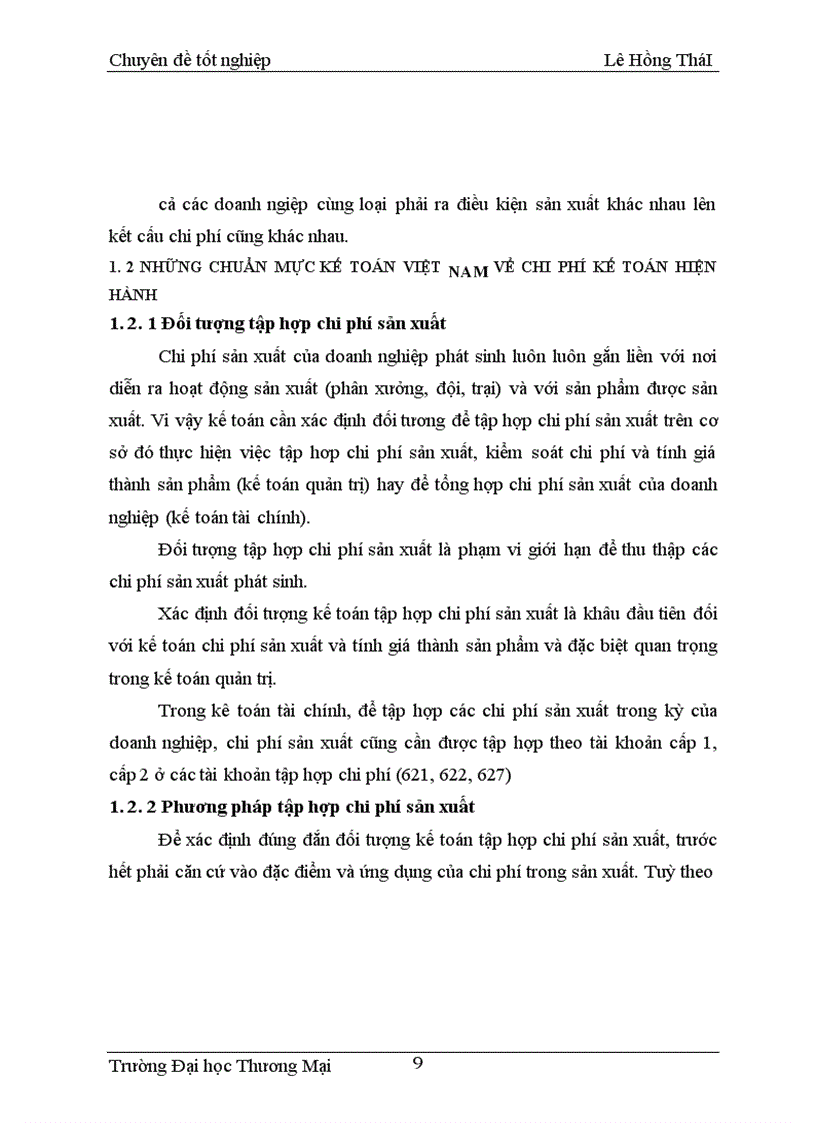 image for page Hoàn thiện phương pháp kế toán chi phí sản xuất tại công ty ôtô Trường Hải trong điều kiện vận dụng hệ thống chuẩn mực kế toán 1