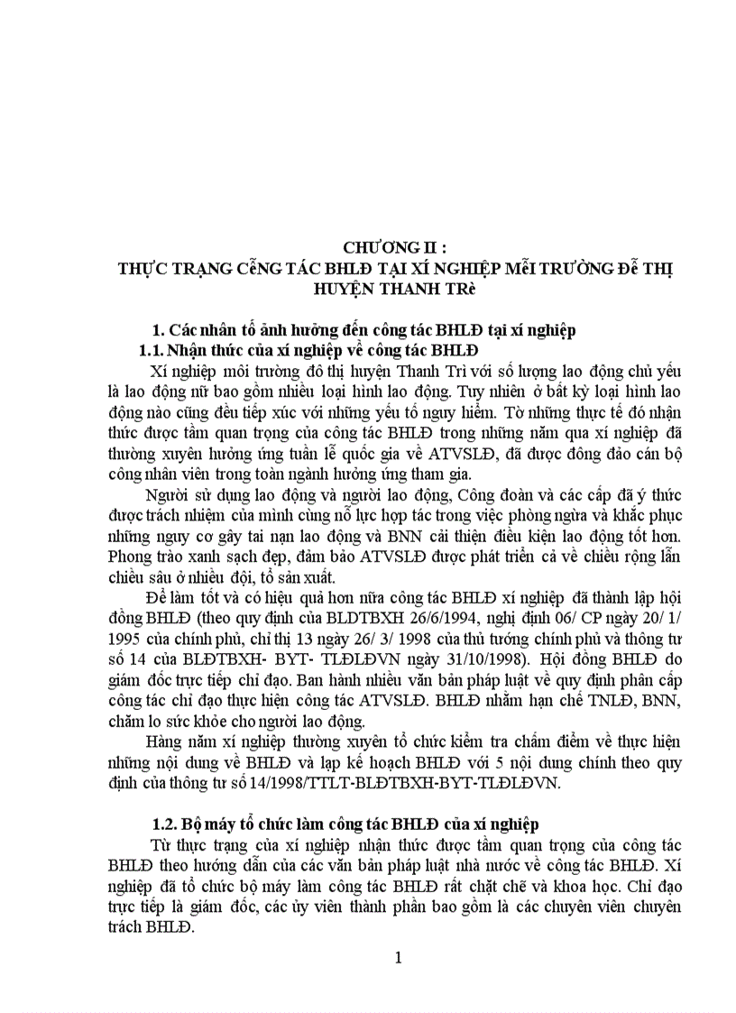 image for page Công tác bảo hộ lao động đối với người lao động ở xí nghiệp Môi trường Đô thị huyện Thanh Trì