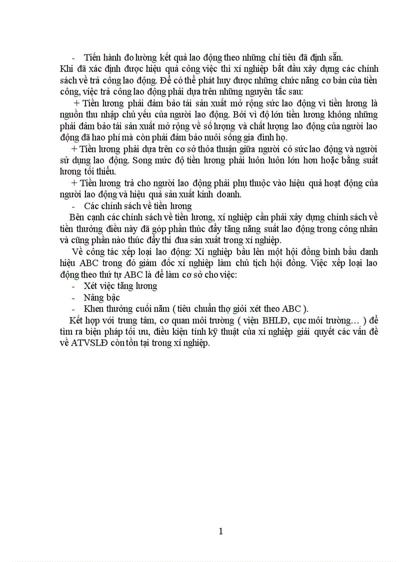 image for page Công tác bảo hộ lao động đối với người lao động ở xí nghiệp Môi trường Đô thị huyện Thanh Trì