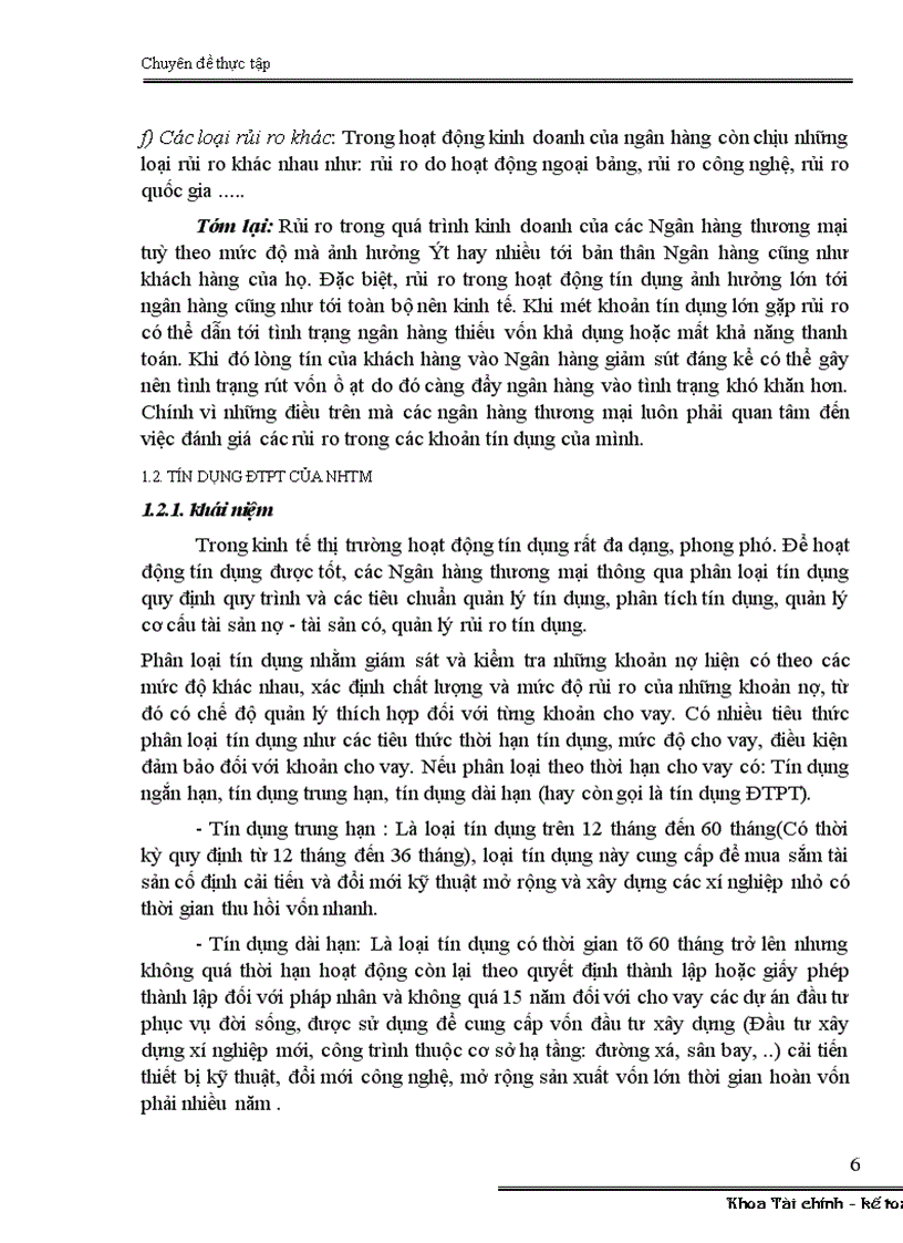 image for page Đánh giá rủi ro trước khi cho vay ĐTPT tại Chi nhánh ngân hàng ĐT PT Yên Bái 1