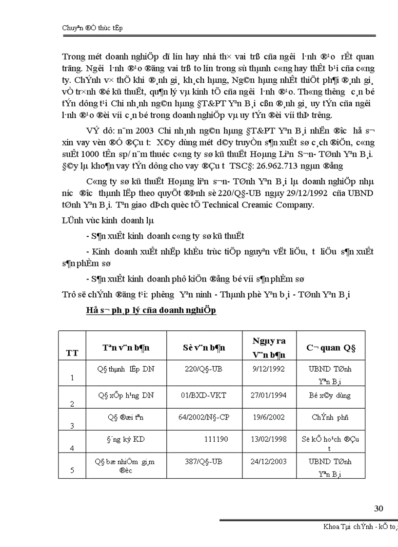 image for page Đánh giá rủi ro trước khi cho vay ĐTPT tại Chi nhánh ngân hàng ĐT PT Yên Bái 1