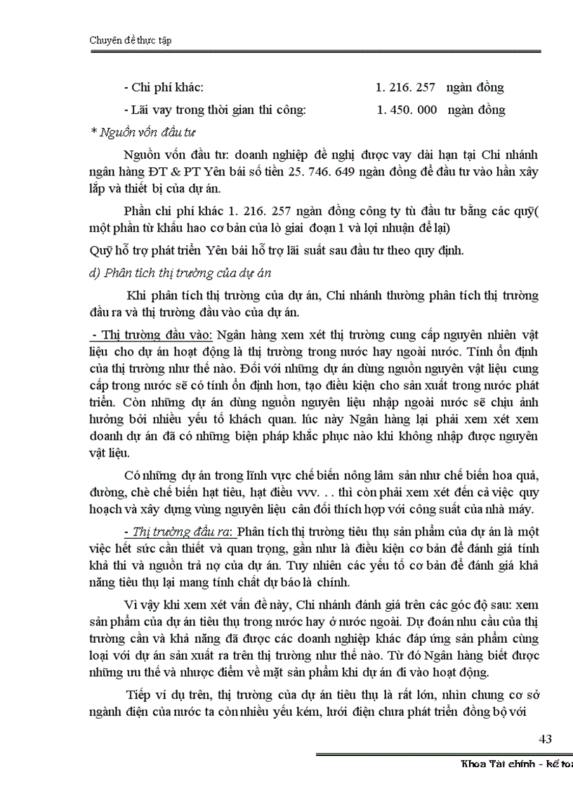 image for page Đánh giá rủi ro trước khi cho vay ĐTPT tại Chi nhánh ngân hàng ĐT PT Yên Bái 1