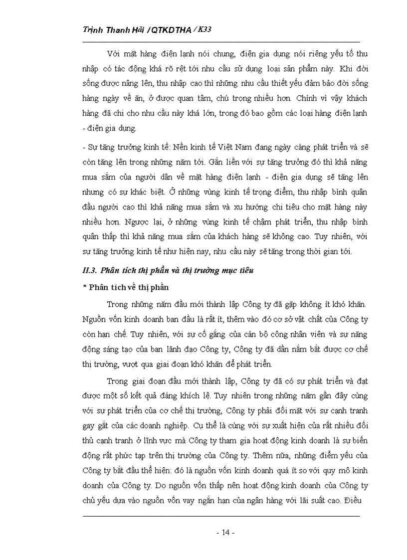 image for page Phân tích tình hình thị trường của Công ty TNHH Hasa 1