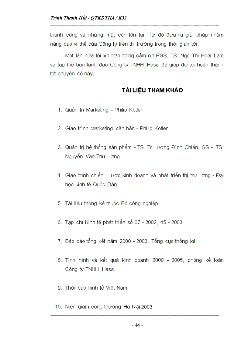 image for page Phân tích tình hình thị trường của Công ty TNHH Hasa 1