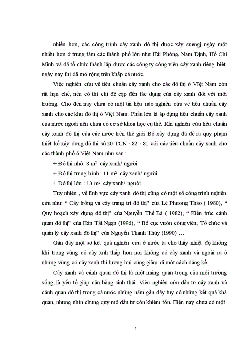 image for page Đánh giá hiện trạng cây xanh trên một số tuyến đường khu quảng trường của thành phố Thái Nguyên và ý kiến tôn tạo cảnh quan