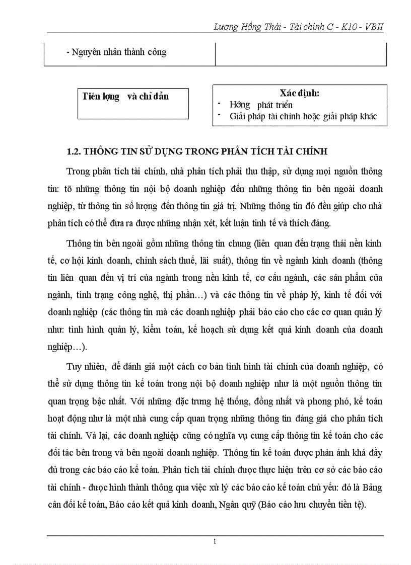 image for page Phân tích tình hình tài chính Công ty cổ phần Sao Việt 1
