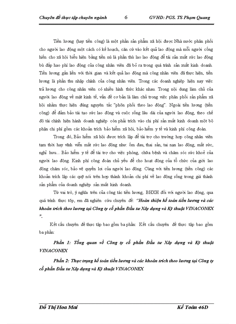image for page Hoàn thiện kế toán tiền lương và các khoản trích theo lương tại Công ty cổ phần Đầu tư Xây dựng và Kỹ thuật VINACONEX 1