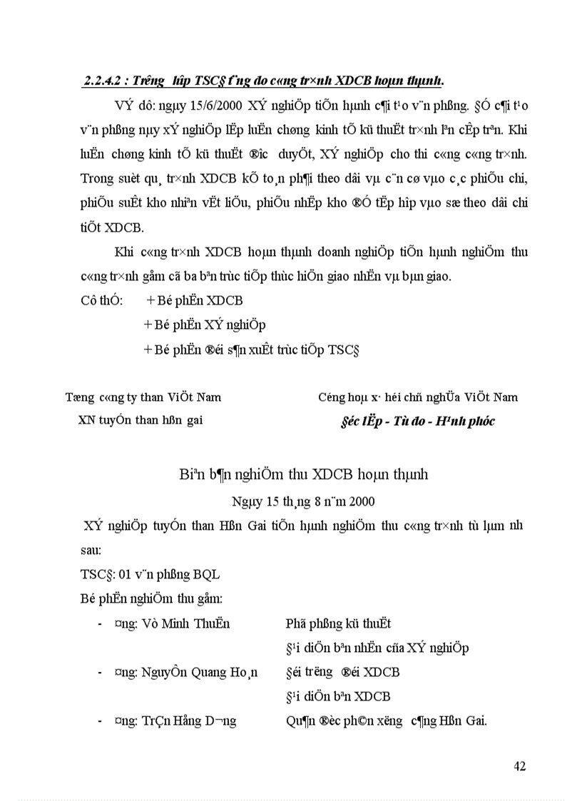 image for page Tổ chức hạch toán TSCĐ với việc quản lý và nâng cao hiệu quả sử dụng TSCĐ 1