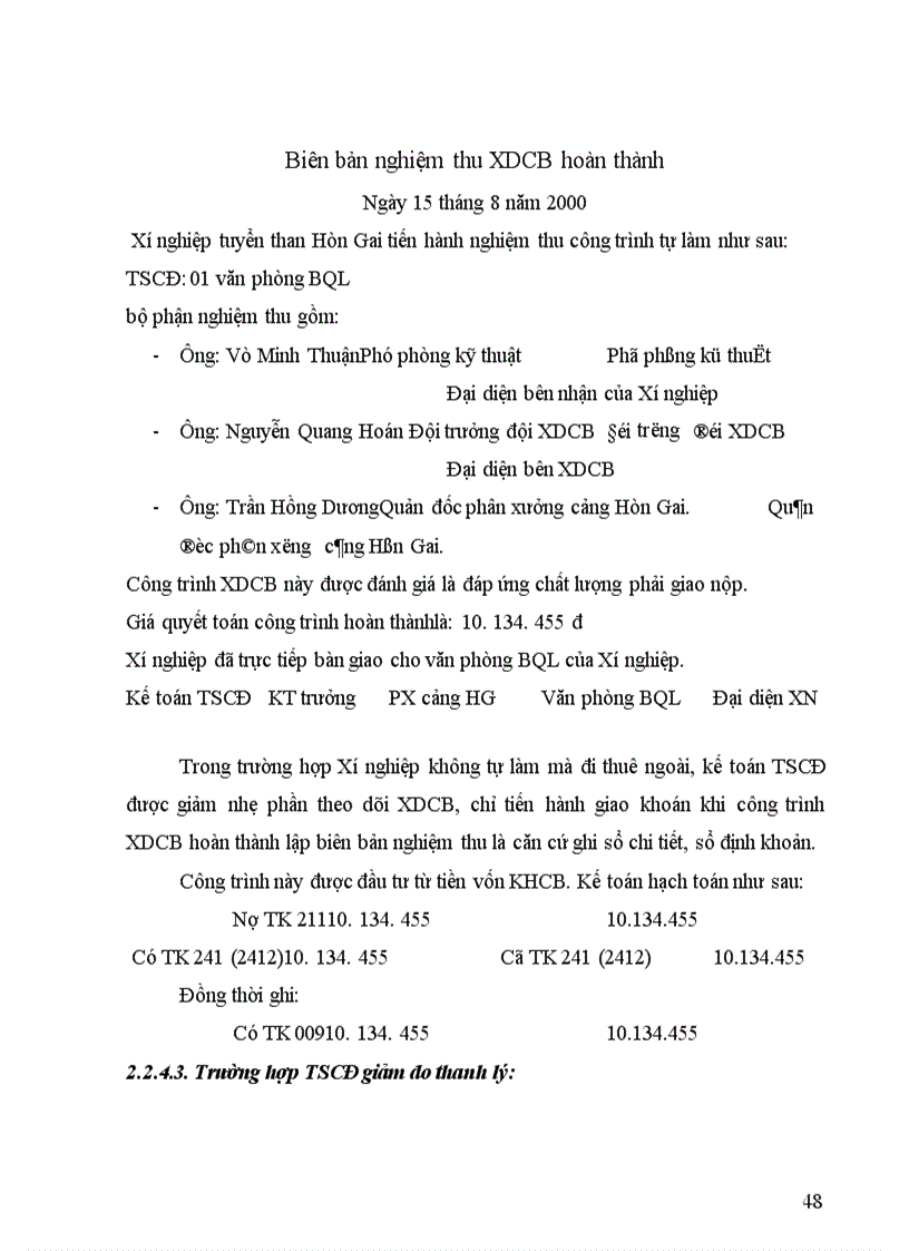 image for page Tổ chức hạch toán TSCĐ với việc quản lý và nâng cao hiệu quả sử dụng TSCĐ 1