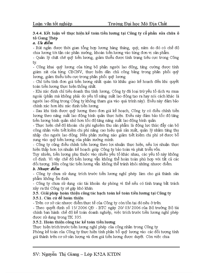 image for page Tổ chức công tác kế toán tiền lương và các khoản trích theo lương tại Công ty cổ phần sửa chữa ô tô Gang Thép