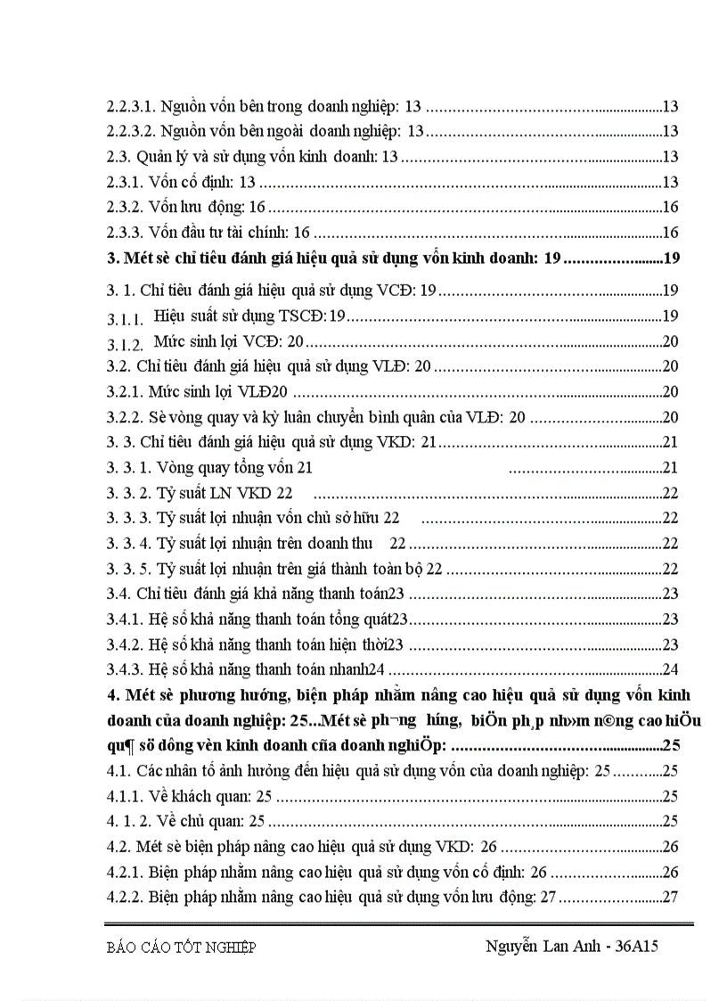 image for page Vốn kinh doanh và những biện pháp nâng cao hiệu quả sử dụng vốn kinh doanh ở Công ty vật liệu và công nghệ 1