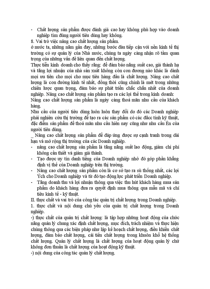 image for page Vấn đề đảm bảo và nâng cao chất lượng sản phẩm tại Công ty Cơ khí Hà Nội