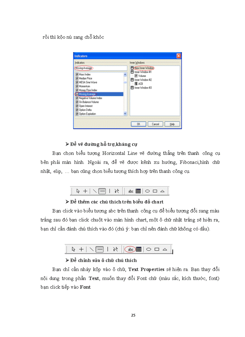 image for page Hướng dẫn sử dụng phần mềm metastock vào phân tích chứng khoán