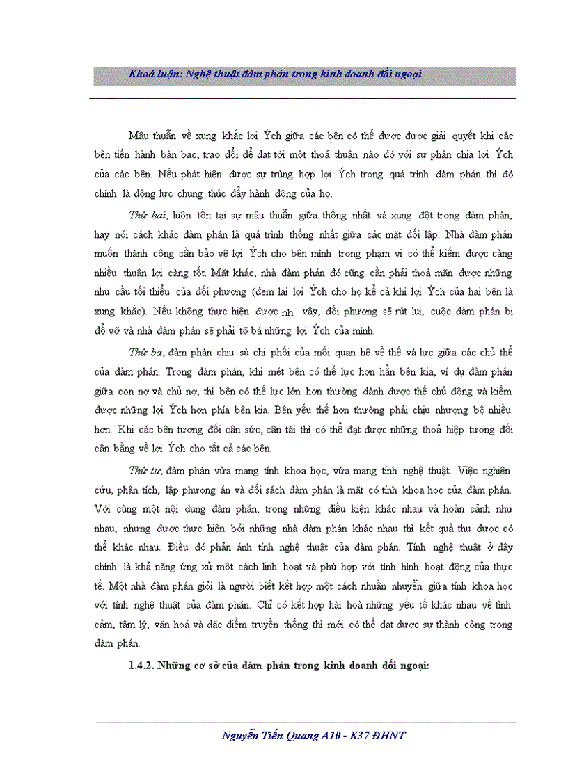 image for page Nghệ thuật đàm phán trong kinh doanh đối ngoại