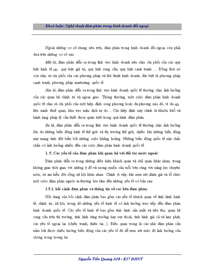 image for page Nghệ thuật đàm phán trong kinh doanh đối ngoại