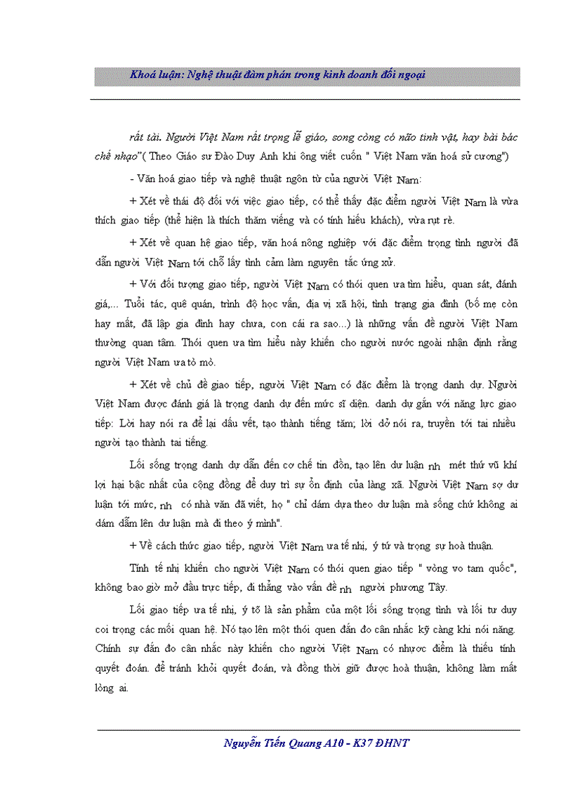 image for page Nghệ thuật đàm phán trong kinh doanh đối ngoại