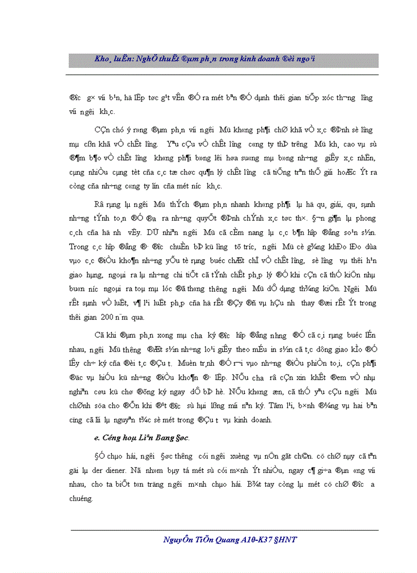 image for page Nghệ thuật đàm phán trong kinh doanh đối ngoại