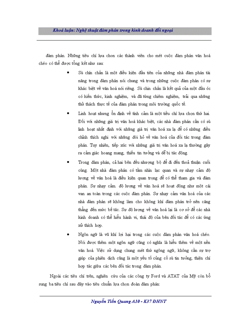 image for page Nghệ thuật đàm phán trong kinh doanh đối ngoại