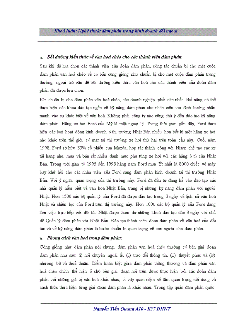 image for page Nghệ thuật đàm phán trong kinh doanh đối ngoại