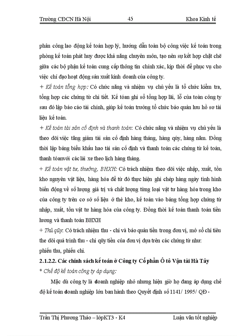 image for page Kế toán tiêu thụ hàng hóa và xác định kết quả tiêu thụ ở Công ty Cổ phần Ô tô Vận tải Hà Tây 1